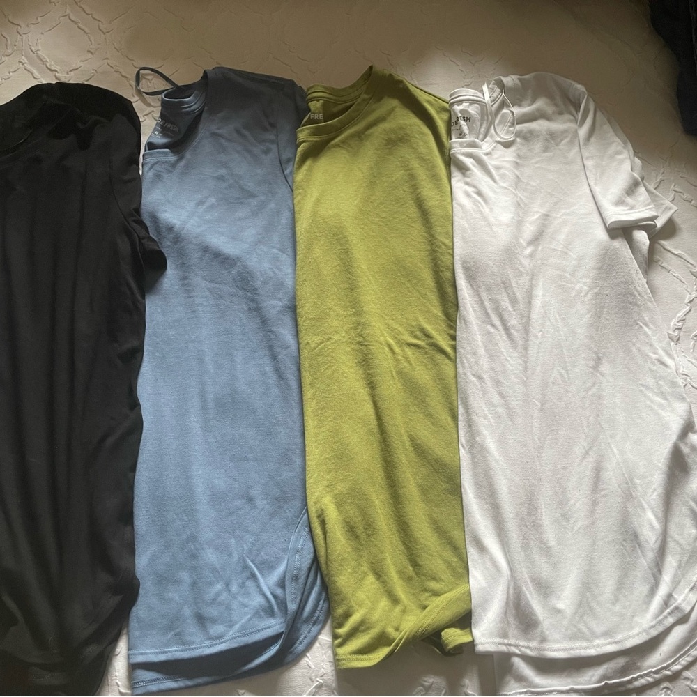 Joe Fresh Short Sleeve Tees - Black, Light Blue, Green, White